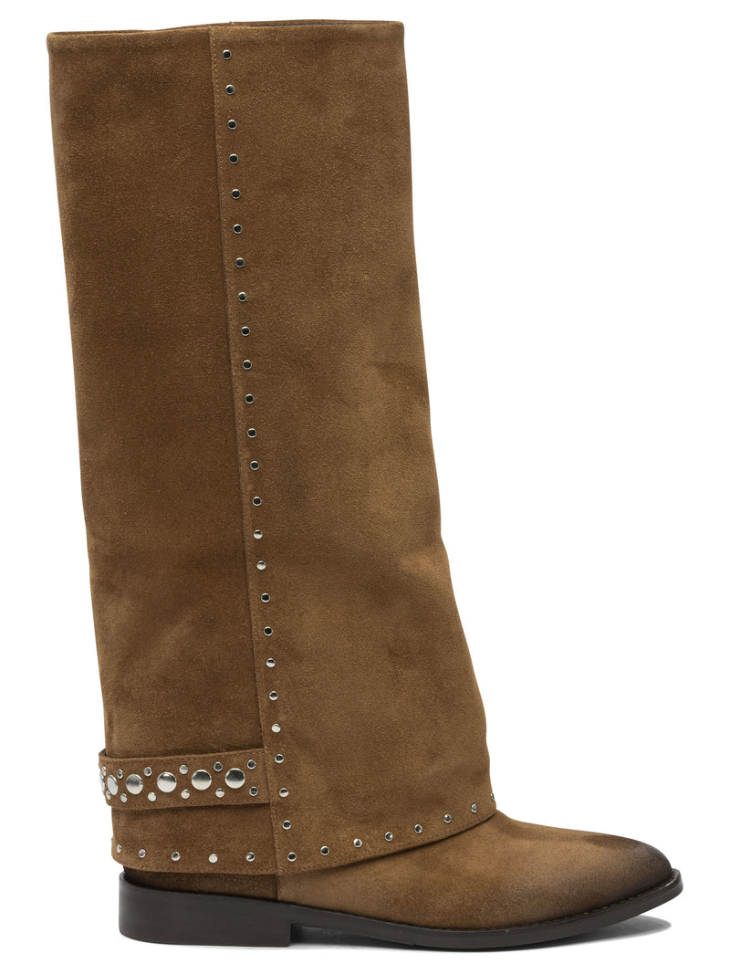 Strategia Botas de mujer marrones VELOUR TEQUILA Strategia A5728 - World Class Fashion