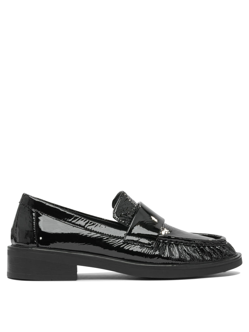 Strategia Strategia Women's Black Leather Loafers A5829BUBBLE NERO - World Class Fashion