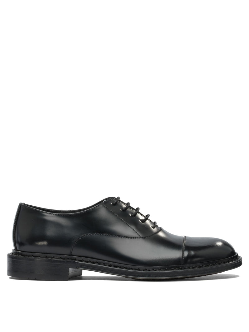 Sturlini Zapatos Sturlini de cordones para hombre de piel negra - World Class Fashion