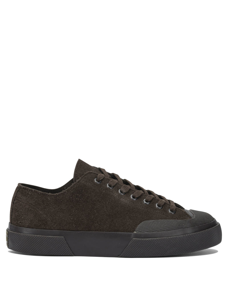 Superga Zapatillas Superga de Cuero sin Cordones Marrones para Hombre - World Class Fashion