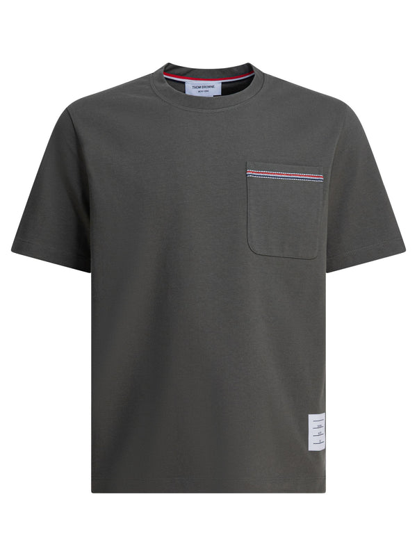 Thom Browne T-shirt With Pocket