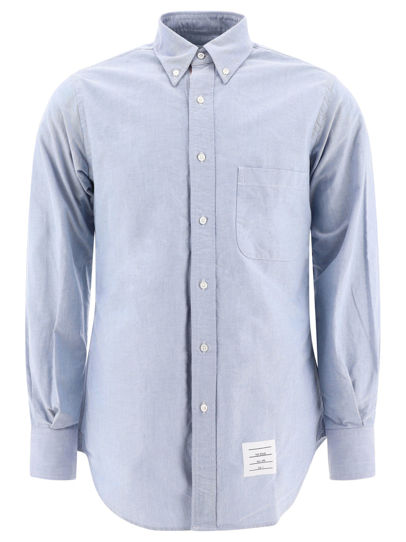 Thom Browne Thom Browne Blue Cotton Men Shirt - World Class Fashion