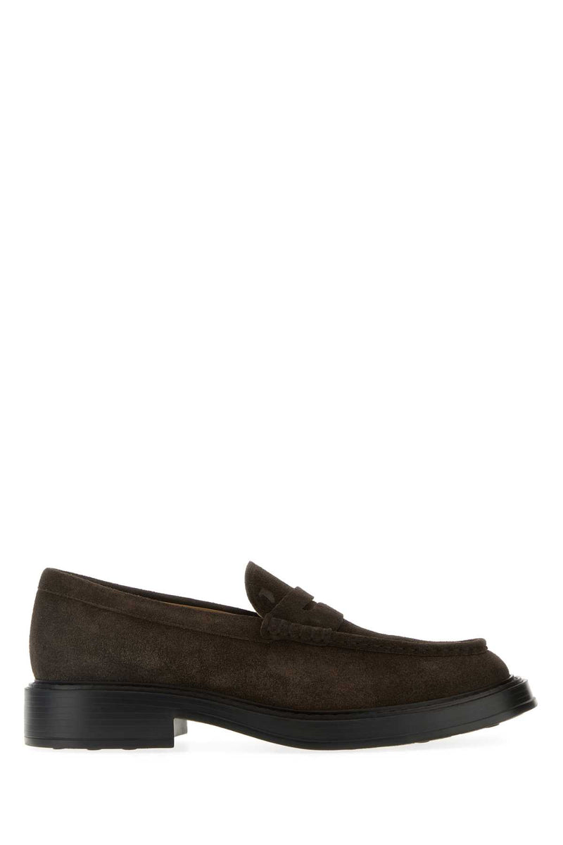 Tod’s Mocasines Tod's de ante marrón para hombre - World Class Fashion