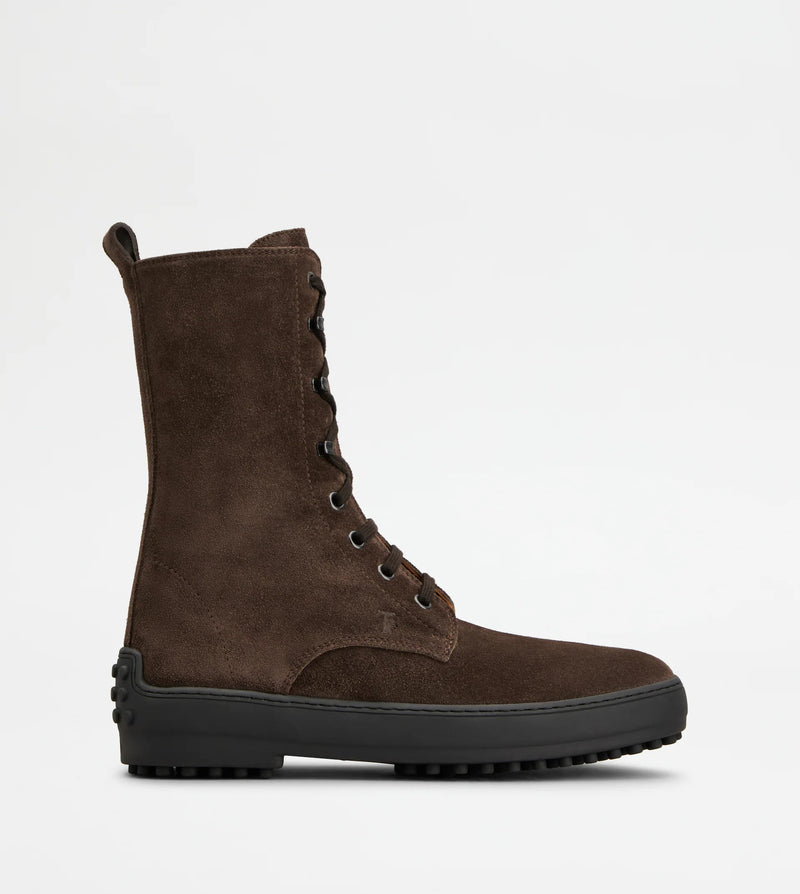 Tod’s Botines Tod's Winter Gommino Marrones para Mujer - World Class Fashion