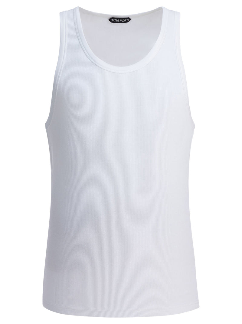 Tom Ford Tom Ford Camiseta interior sin mangas blanca - World Class Fashion