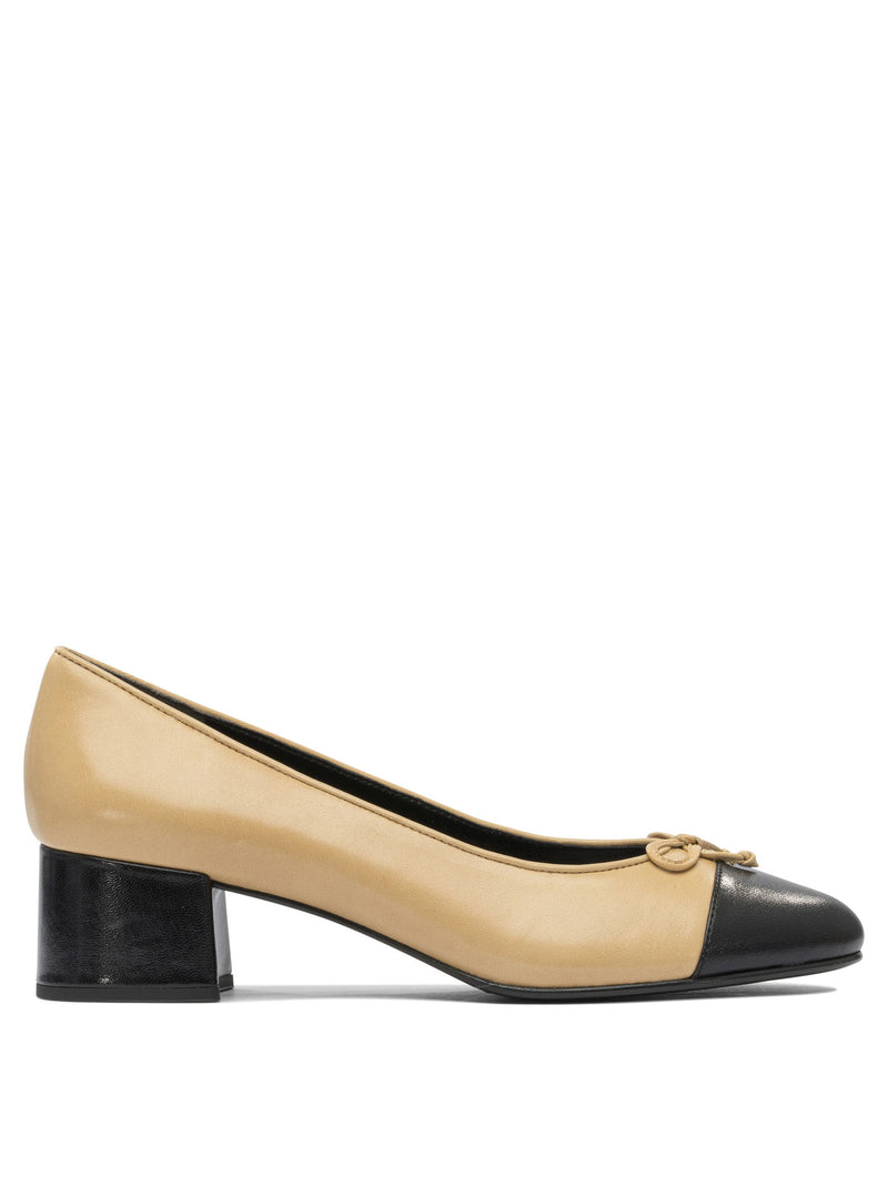 Tory Burch Tory Burch Goat Leather Pumps Beige Women - World Class Fashion