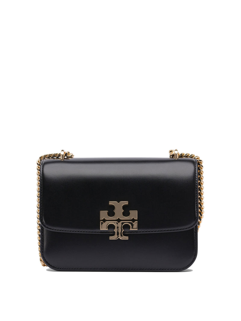 Tory Burch Tory Burch Calf Leather Shoulder Bag Black - World Class Fashion