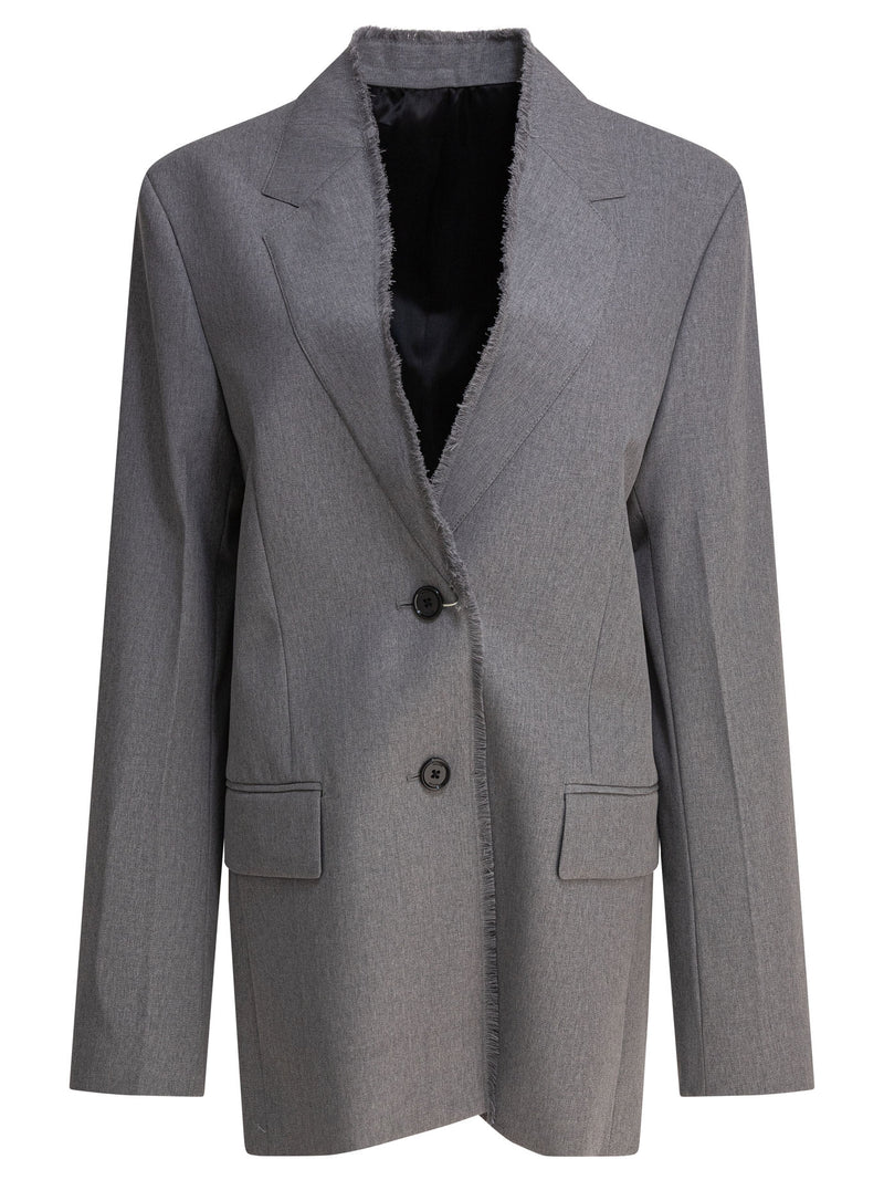 Toteme Toteme Wool Jacket Grey Women - World Class Fashion