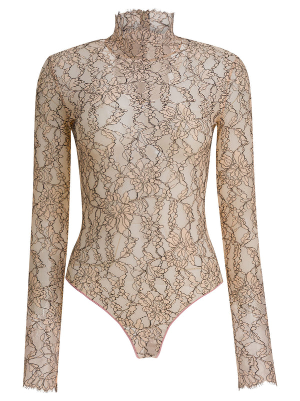 Valentino Floral Lace Bodysuit