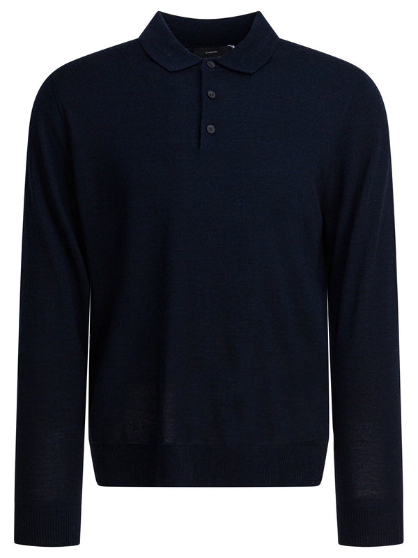 Vince Merino Wool Polo Shirt