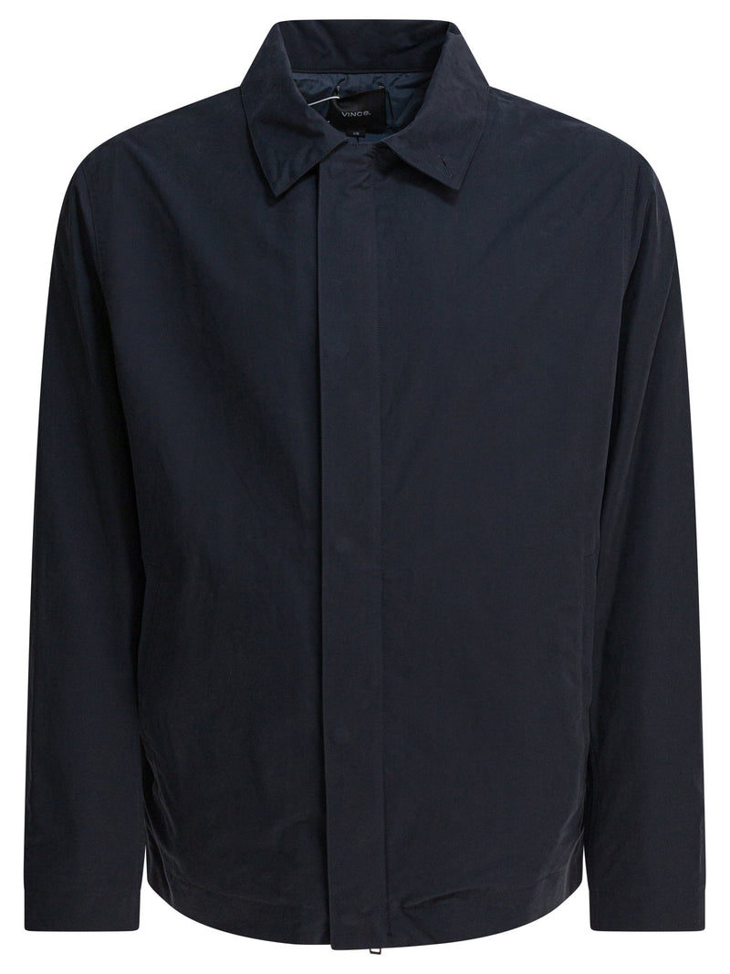 Vince Vince Cotton Blend Jacket Blue Men - World Class Fashion