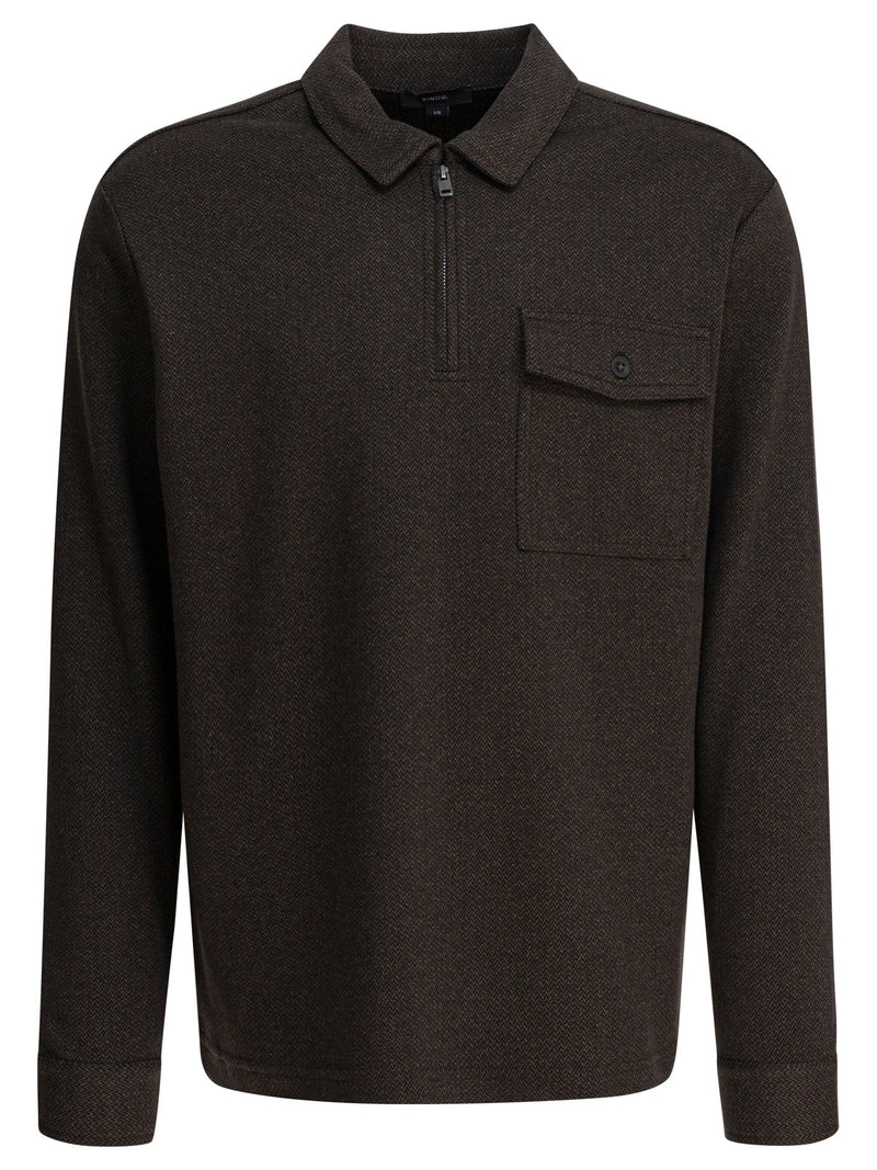 Vince Vince Men's Polo Shirt Brown - World Class Fashion