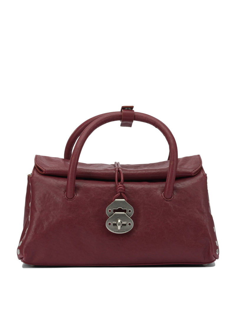 Zanellato Bolso de mano Zanellato Dotta Tabacco de piel roja - World Class Fashion