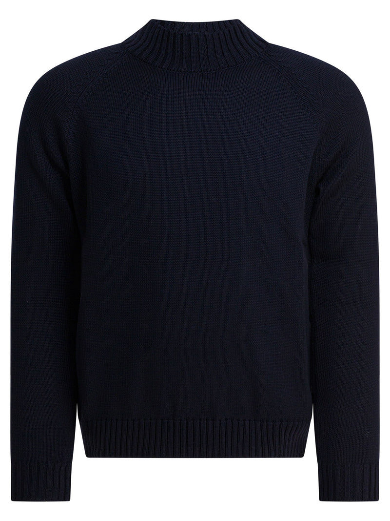Zanone Zanone Prendas de Punto de Lana Virgen Azul Hombre - World Class Fashion