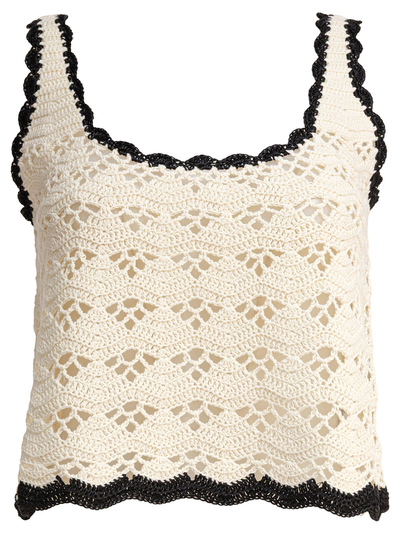 Zimmermann Zimmermann Rhiannon Tank Top Beige Women - World Class Fashion