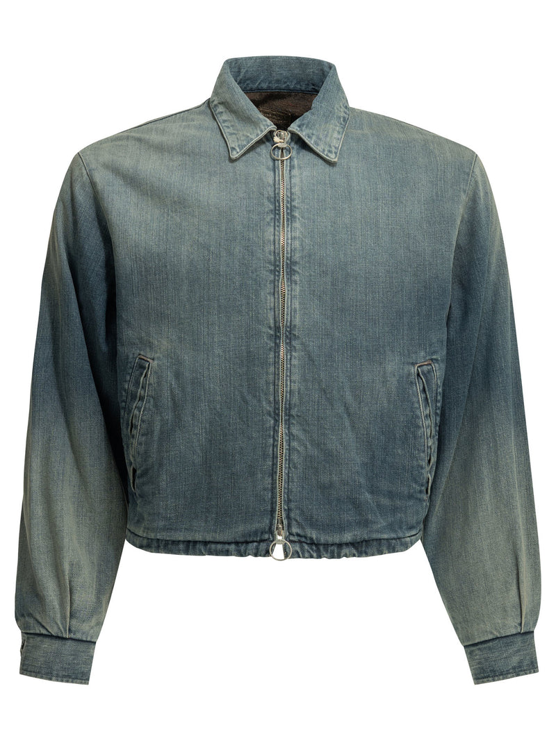 Kapital Kapital Hacksaw Drizzier Denim Jacket Light Blue - World Class Fashion