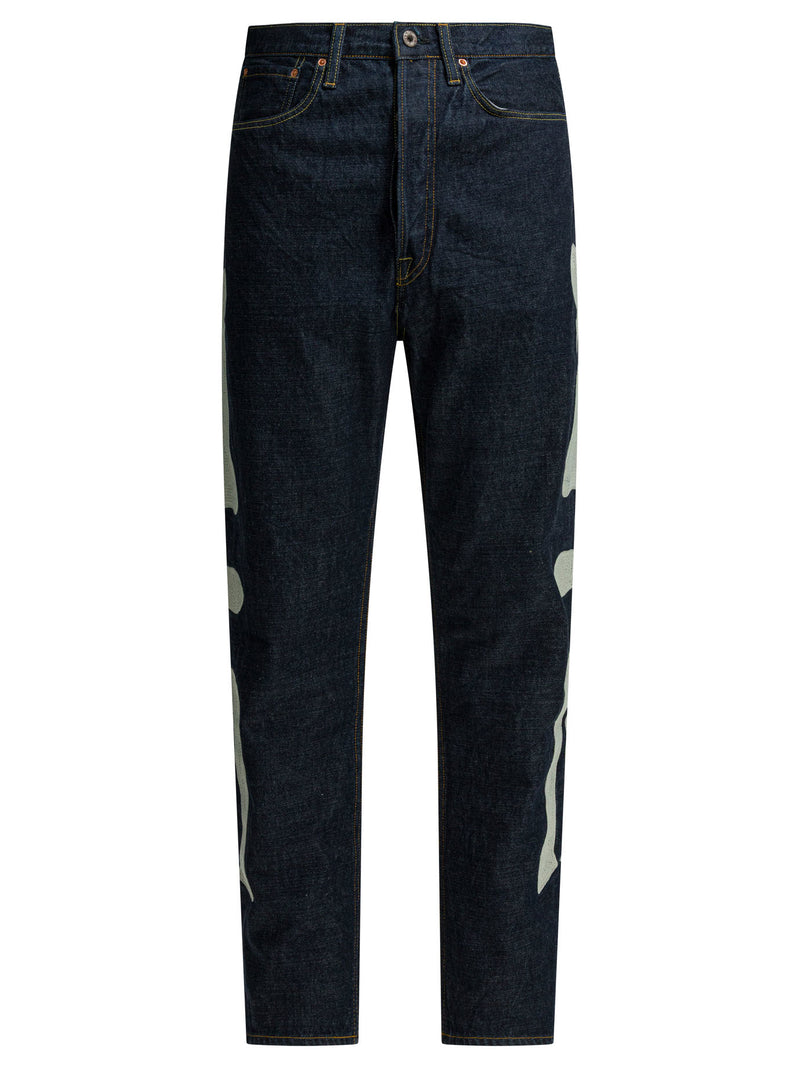 Kapital Kapital Mexican Tuxedo 5P Okagilly Jeans Azul Hombre - World Class Fashion