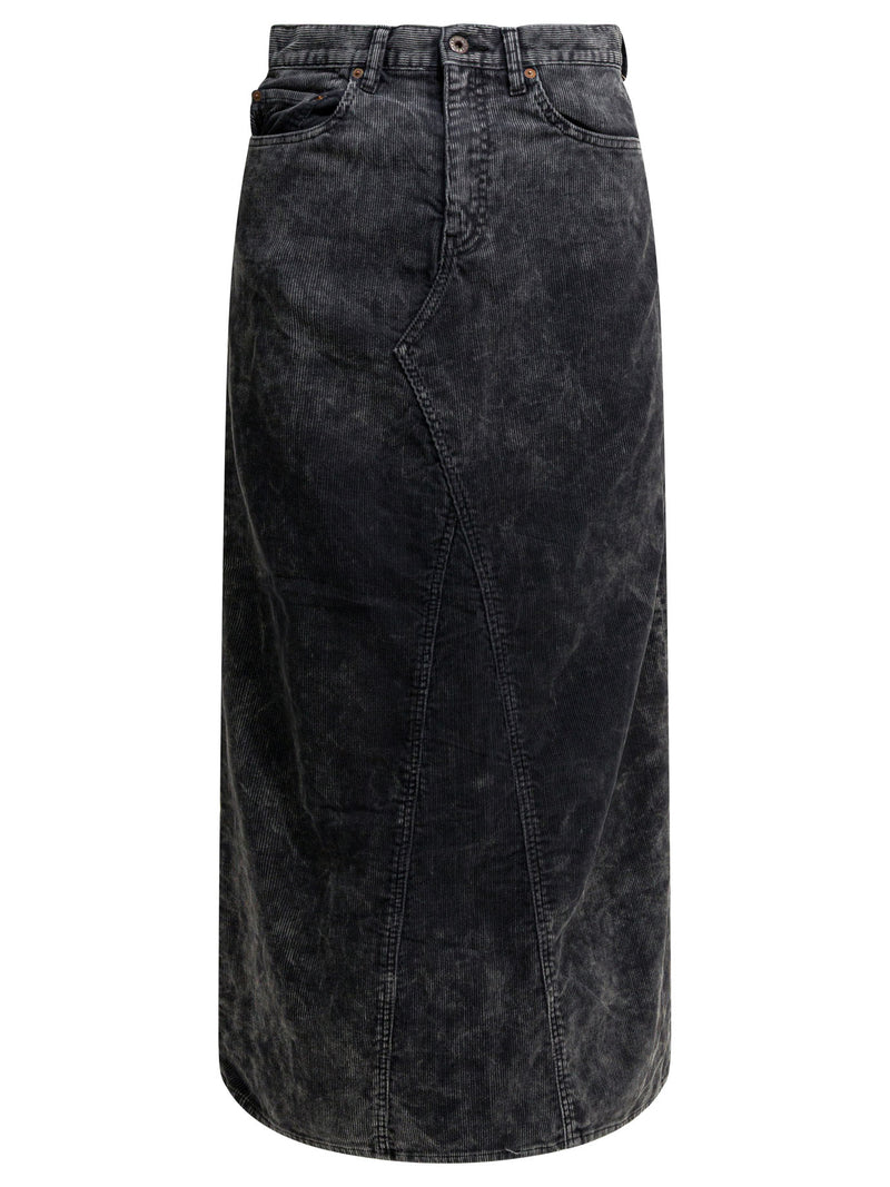Kapital Falda larga Kapital para mujer, color negro - World Class Fashion