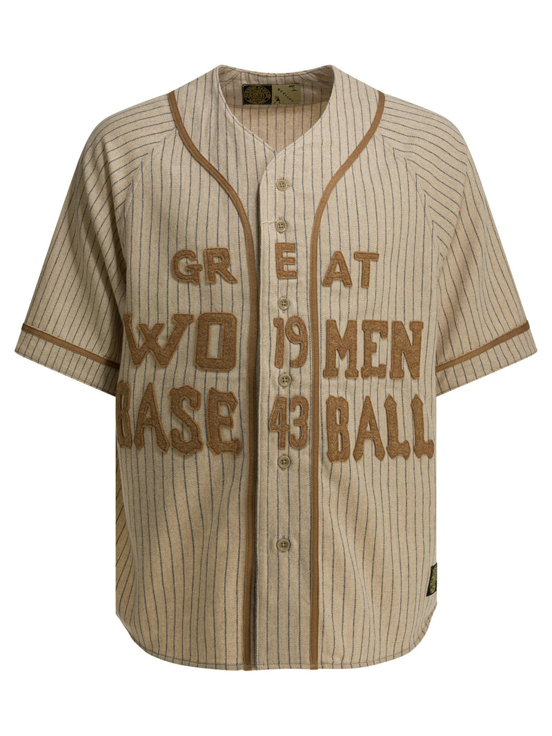 Kapital Kapital Great Women Baseball Shirt Beige - World Class Fashion