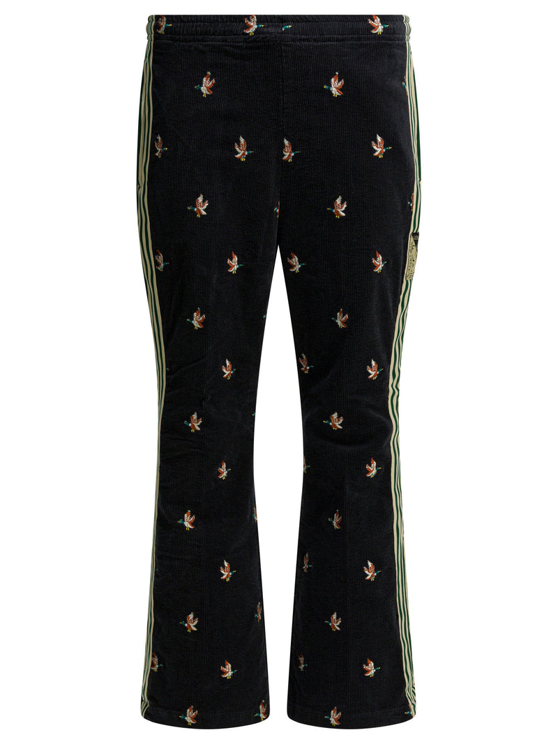Kapital Kapital Embroidered Sports Pants Black - World Class Fashion
