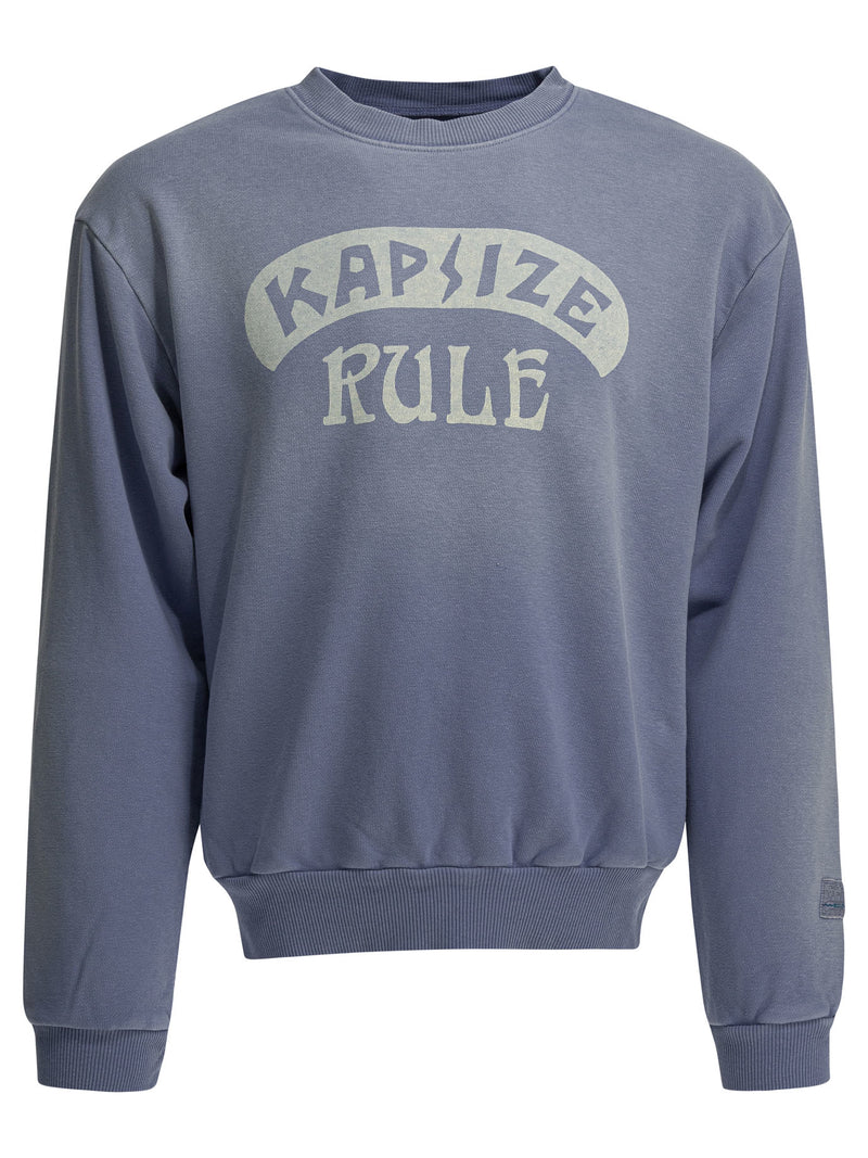 Kapital Sudadera Kapital de hombre de algodón azul claro - World Class Fashion