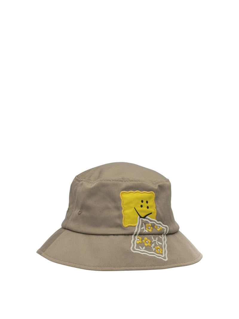 Kapital Kapital Peckish Rainbowy Bucket Hat Beige - World Class Fashion