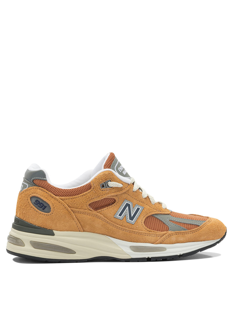 New Balance Zapatillas New Balance Made In UK 991V2 Naranjas para Hombre - World Class Fashion