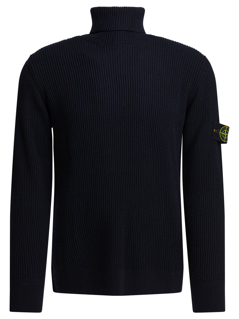 Stone Island Stone Island Virgin Wool Knitwear Blue Men - World Class Fashion