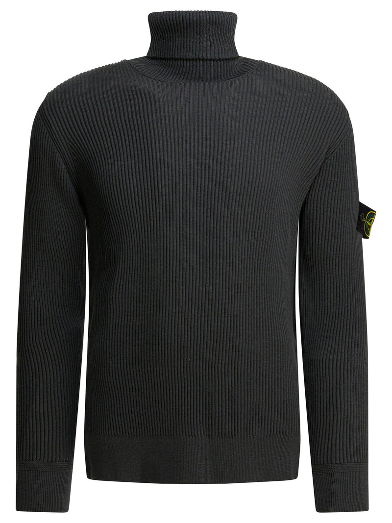 Stone Island Stone Island Virgin Wool Knitwear Grey Men - World Class Fashion