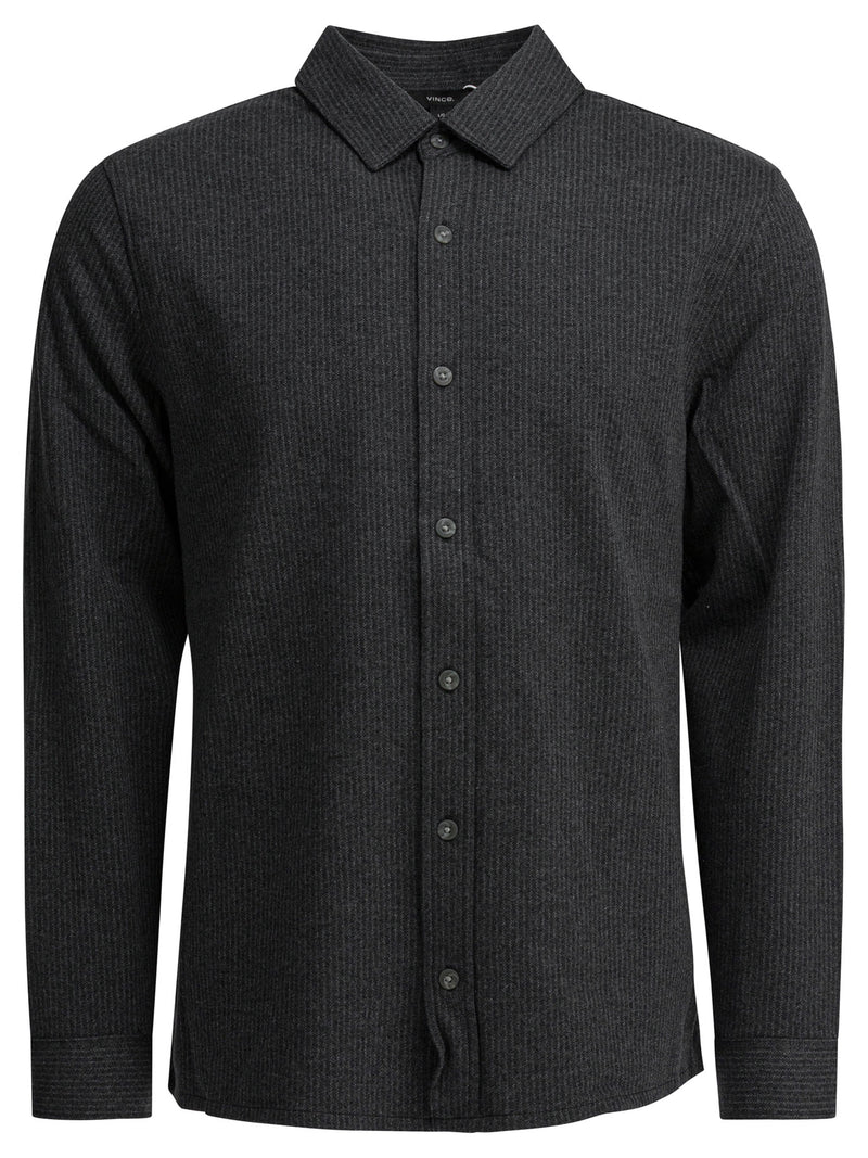 Vince Vince Striped Shirt Grey Men - World Class Fashion
