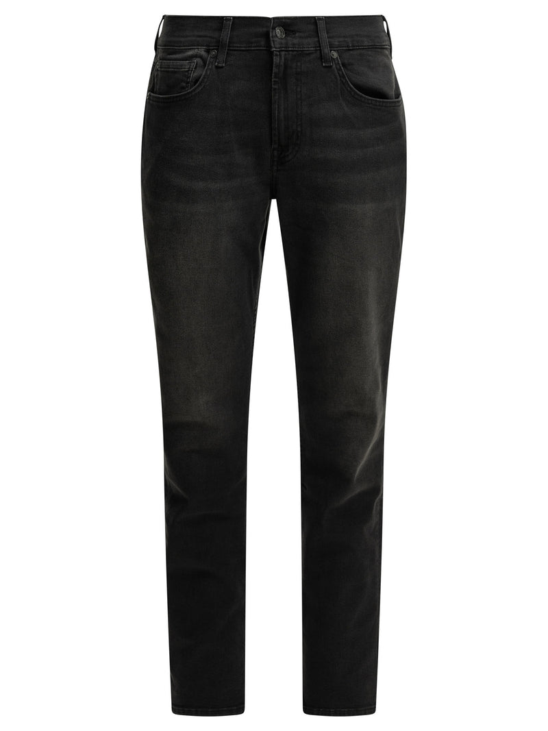 7 For All Mankind 7 For All Mankind Men Jeans Black - World Class Fashion