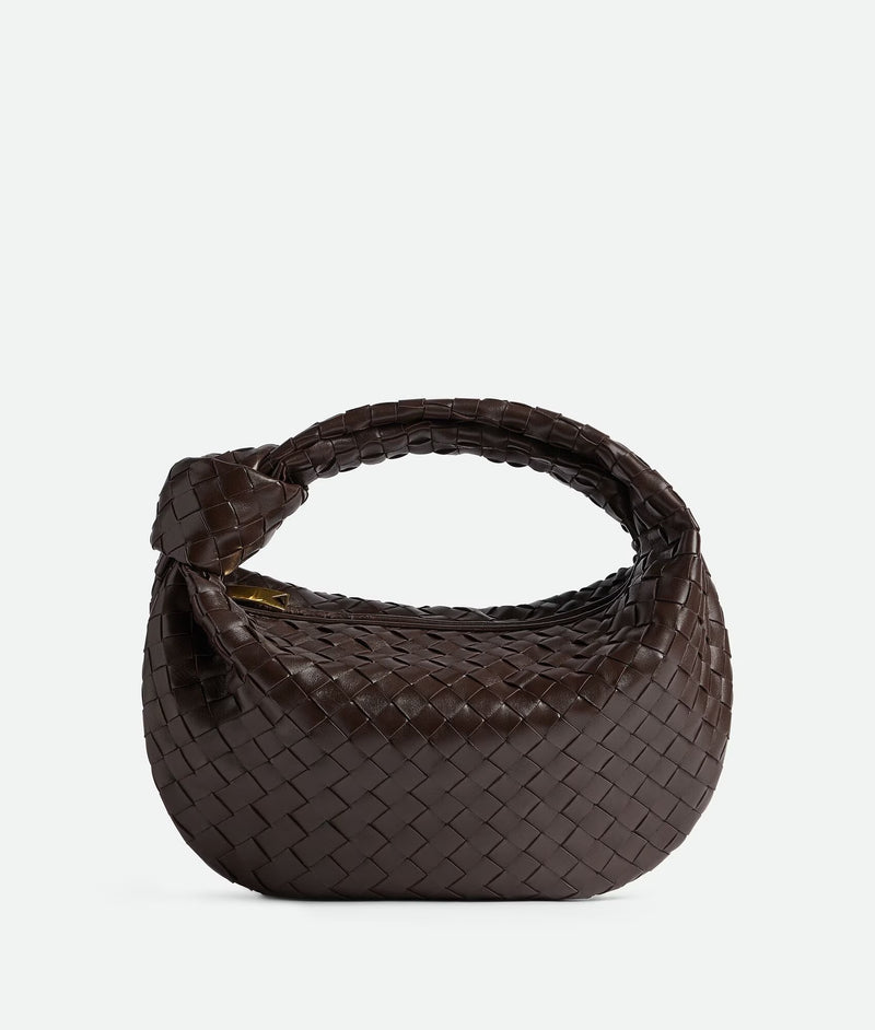 Bottega Veneta Bottega Veneta Jodie Bolso de hombro mediano marrón - World Class Fashion