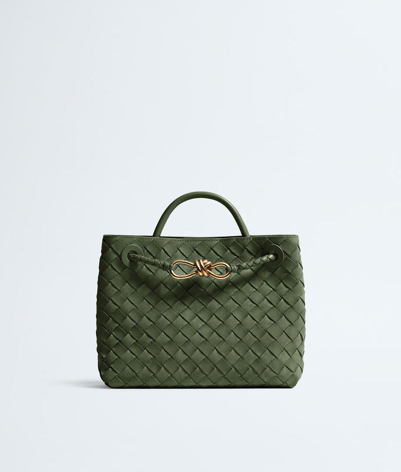 Bottega Veneta Bottega Veneta Andiamo Small Handbag Green - World Class Fashion