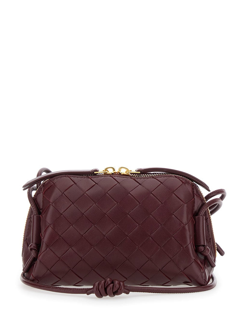 Bottega Veneta Bottega Veneta Intrecciato Concert Mini Clutch Burdeos - World Class Fashion