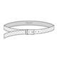 Bottega Veneta Bottega Veneta Women Lamb Leather Belt Brown - World Class Fashion