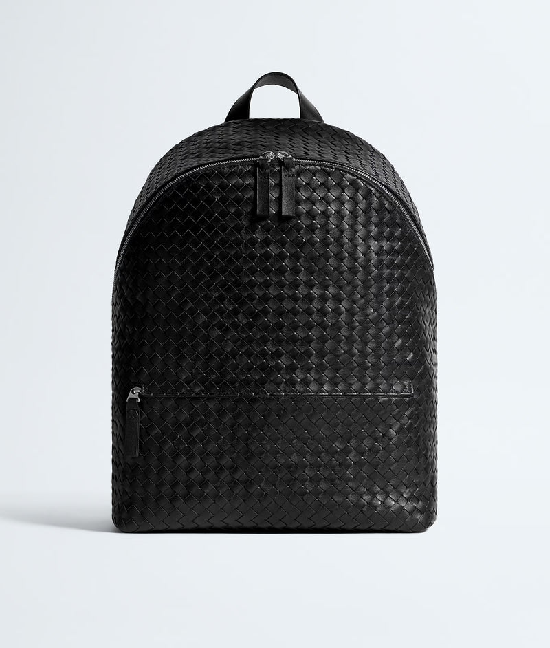 Bottega Veneta Bottega Veneta Intrecciato 1975 Backpack Black - World Class Fashion