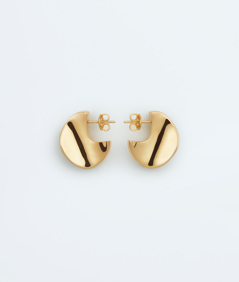 Bottega Veneta Bottega Veneta Disc Small Earrings - World Class Fashion