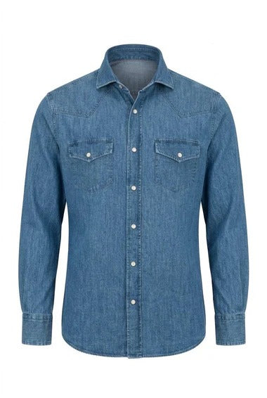 Brunello Cucinelli Brunello Cucinelli Denim Shirt - World Class Fashion