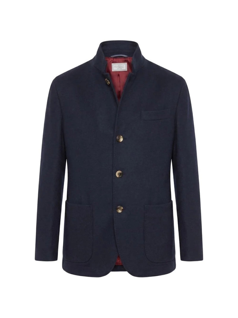 Brunello Cucinelli Brunello Cucinelli Cashmere Jacket Blue Men - World Class Fashion