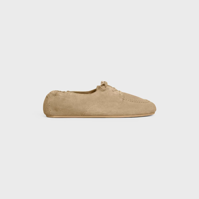 Celine Celine Adam Lace-up Loafers Beige Women - World Class Fashion
