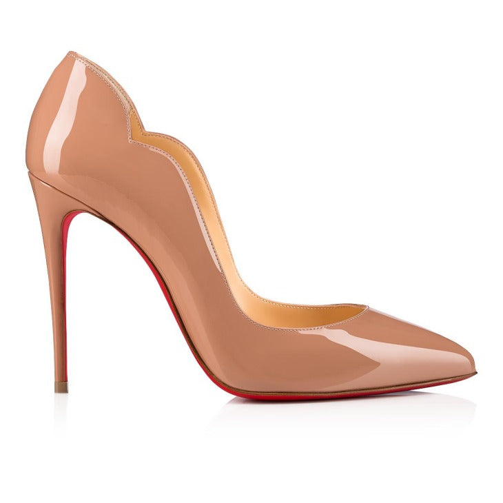 Christian Louboutin Christian Louboutin Hot Chick 100mm Pumps Beige - World Class Fashion