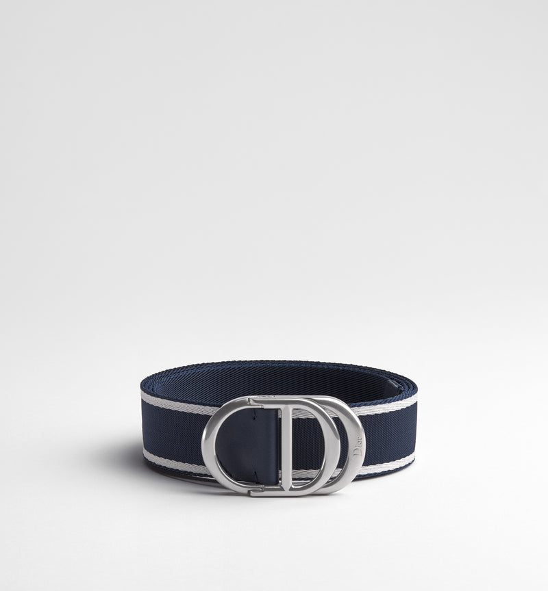 Dior Cinturón Dior CD Icon Azul Hombre - World Class Fashion