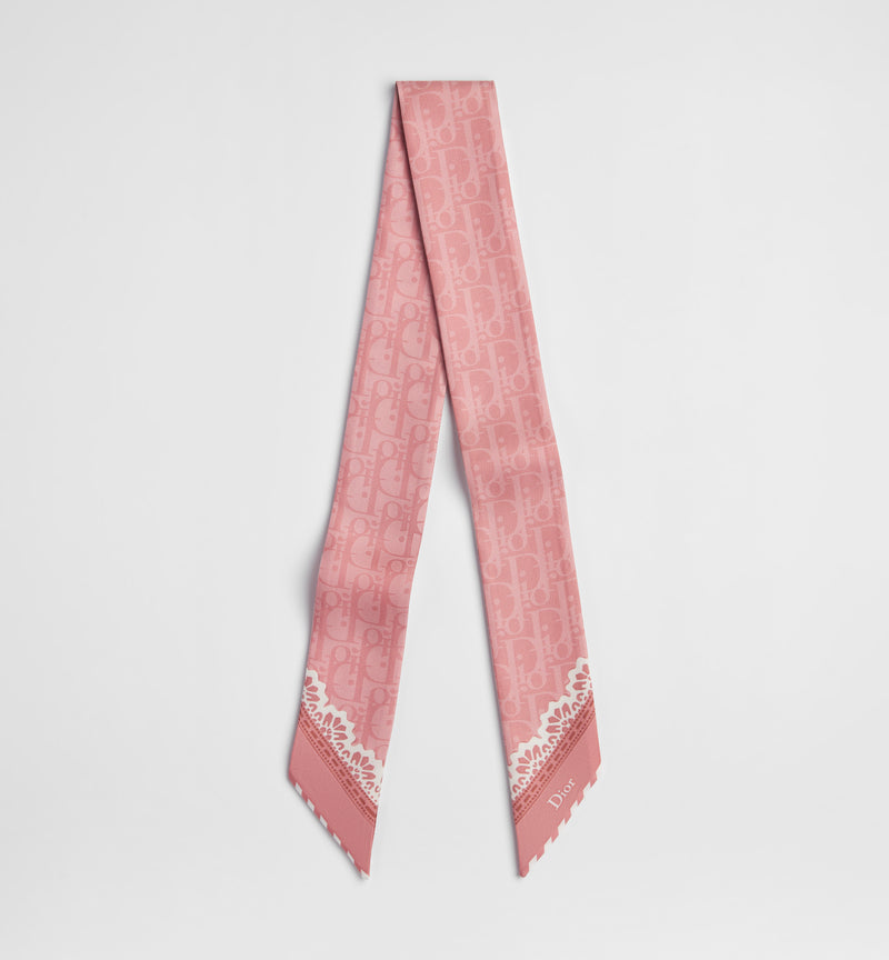 Dior Dior Dior Médaillon Silk Mitzah Pink - World Class Fashion