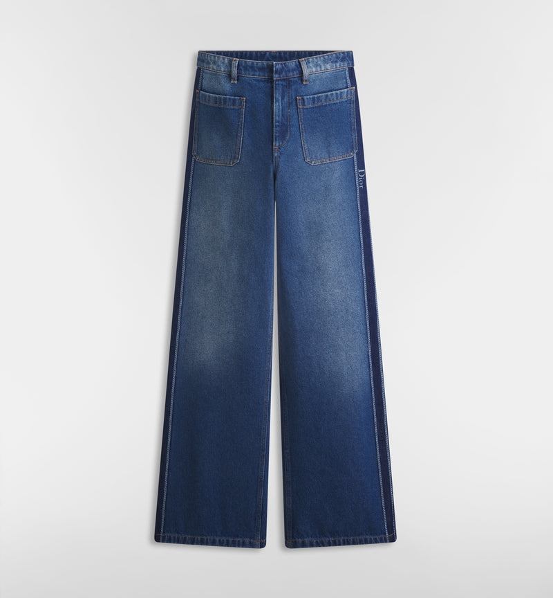 Dior Dior High Waist Flared Jeans Blue Women - World Class Fashion