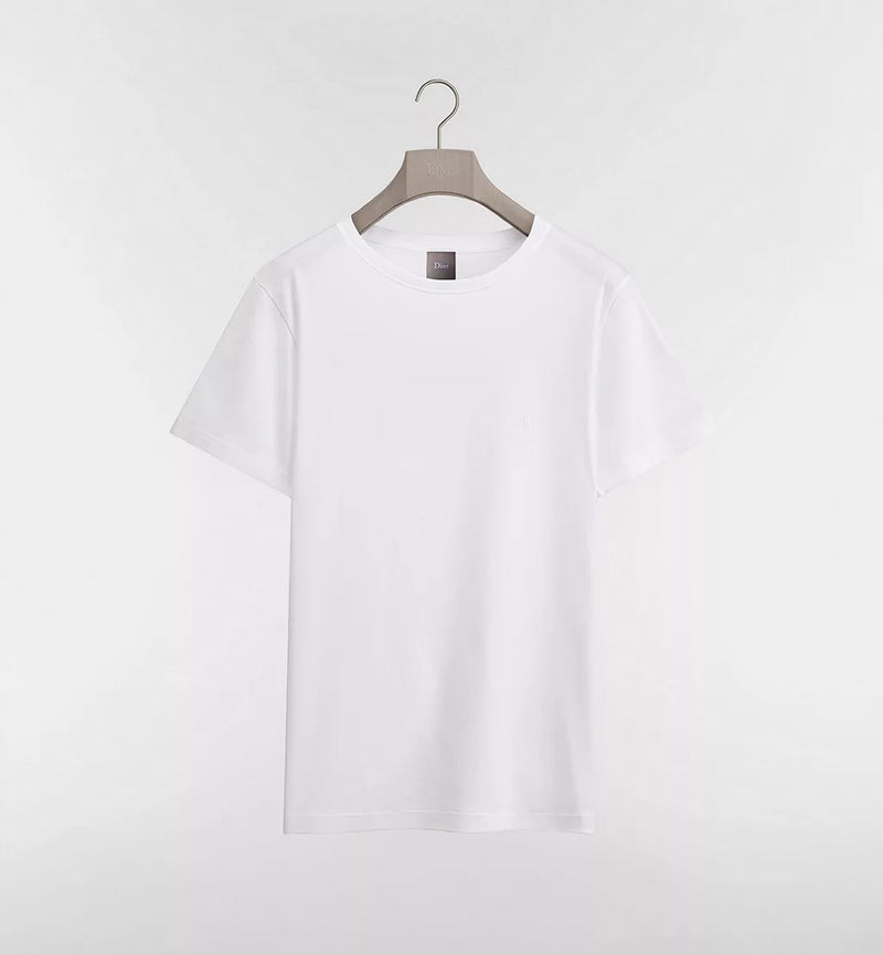Dior Dior Regular-fit Crew-neck T-shirt With Dior Logo - World Class Fashion