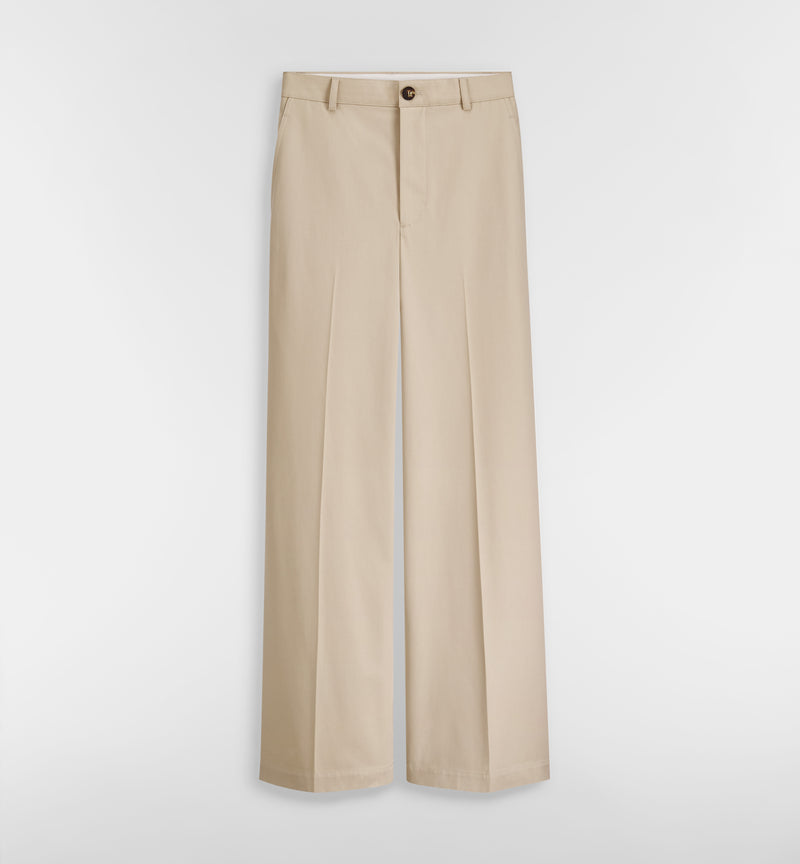 Dior Pantalones Acampanados Dior Dior Médaillon Beige - World Class Fashion