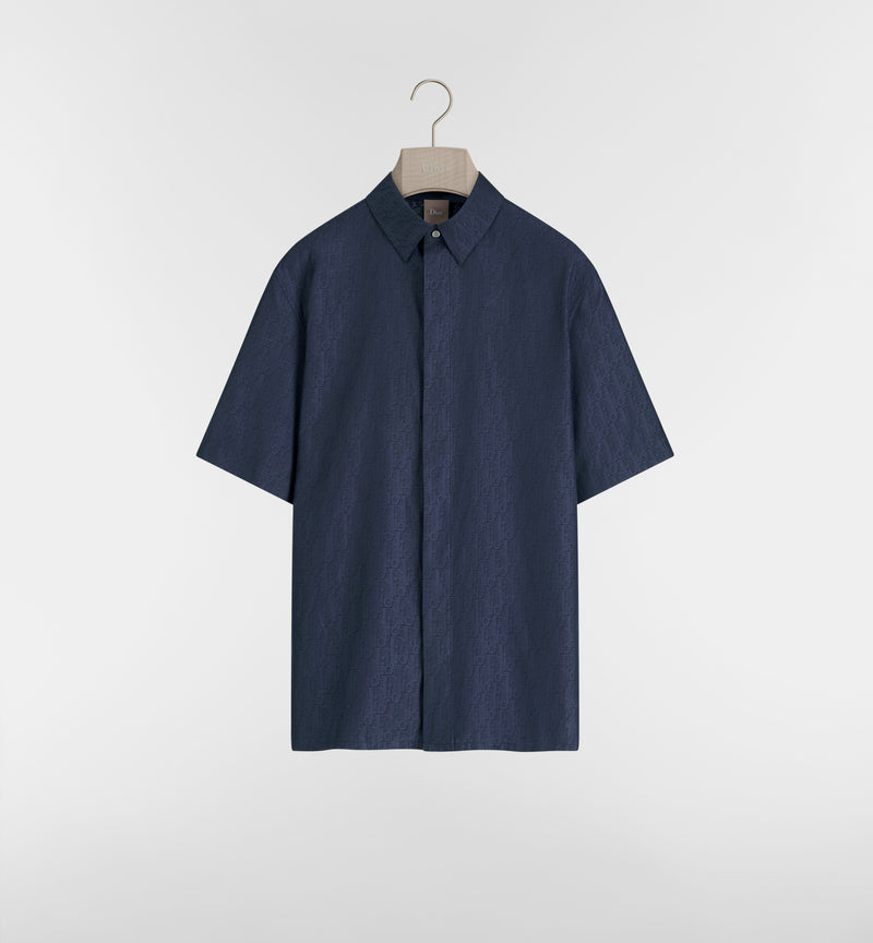 Dior Dior Dior Oblique Short-sleeved Shirt Blue - World Class Fashion