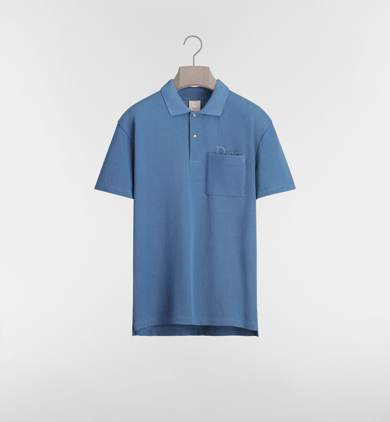 Dior Dior Relaxed Fit Polo Shirt Blue Men - World Class Fashion