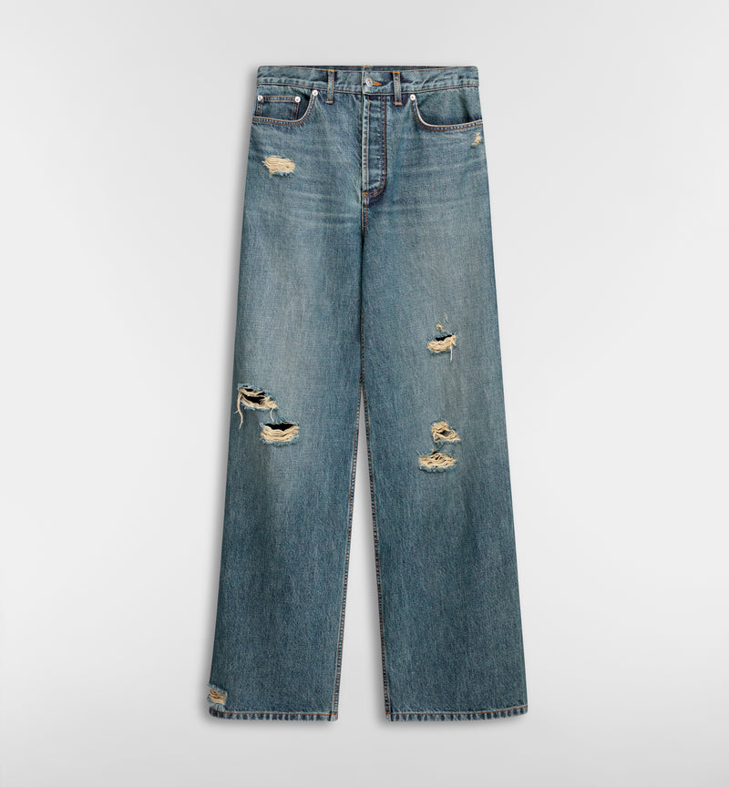 Dior Dior Wide Leg Jeans Blue Men - World Class Fashion