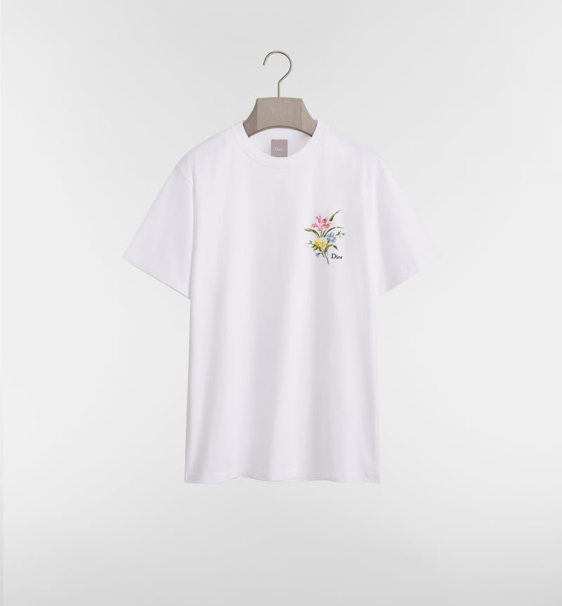 Dior Dior Dior Secret Garden Relaxed Fit T-shirt White - World Class Fashion